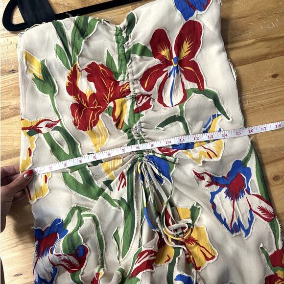 Tory Burch Painted Iris Clarissa Dress Sz 2 - Picture 8 of 8